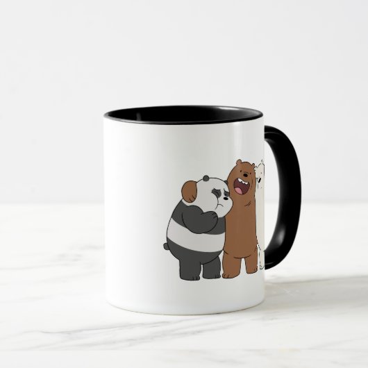 We Bare Bears Group Hug Tasse (VorderseiteRechts)