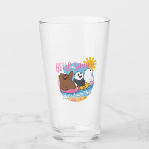 We Bare Bears - Hello Summer! Let's Have Fun Glas