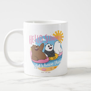 We Bare Bears - Hello Summer! Let's Have Fun Jumbo-Tasse