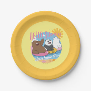 We Bare Bears - Hello Summer! Let's Have Fun Pappteller