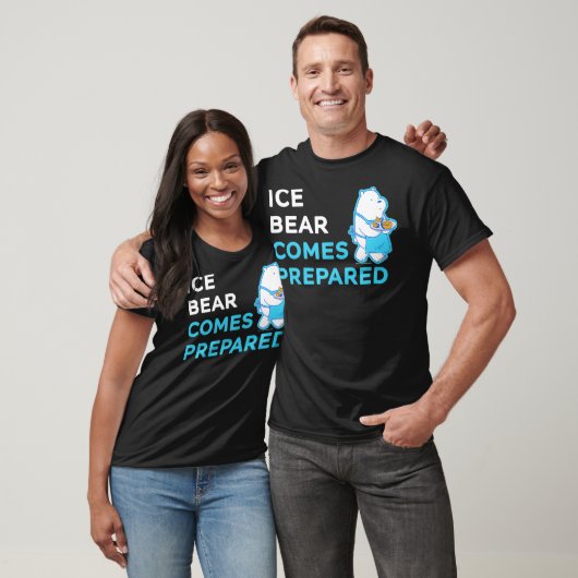 We Bare Bears Ice Bear Comes Präpared Premium T-Shirt (Unisex)