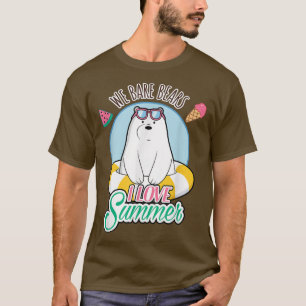 We Bare Bears Ice Bear liebt den Sommer  T-Shirt