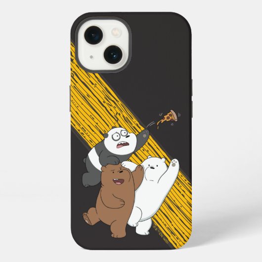 We Bare Bears - Letzte Pizzascheibe iPhone Hülle (Rückseite)