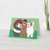 We Bare Bears - Season's Greetings Karte (Vorderseite)