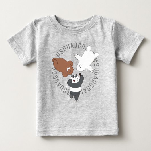 We Bare Bears - #SquadGoals Baby T-shirt (Vorderseite)