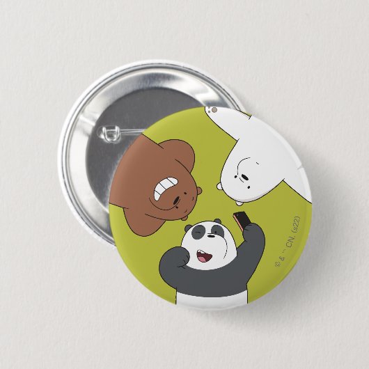 We Bare Bears - #SquadGoals Button (Vorne & Hinten)