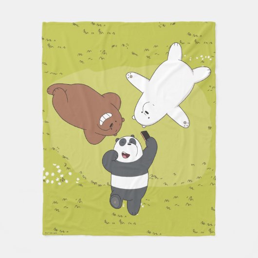 We Bare Bears - #SquadGoals Fleecedecke (Vorderseite)