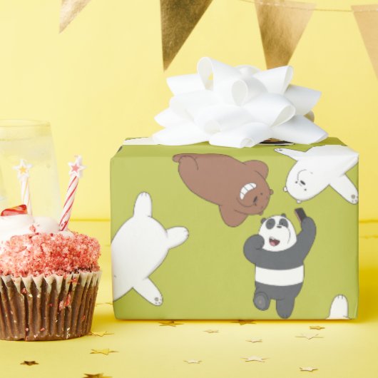 We Bare Bears - #SquadGoals Geschenkpapier (Geburtstagsparty)