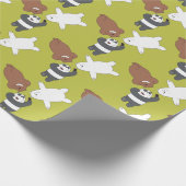 We Bare Bears - #SquadGoals Geschenkpapier (Ecke)