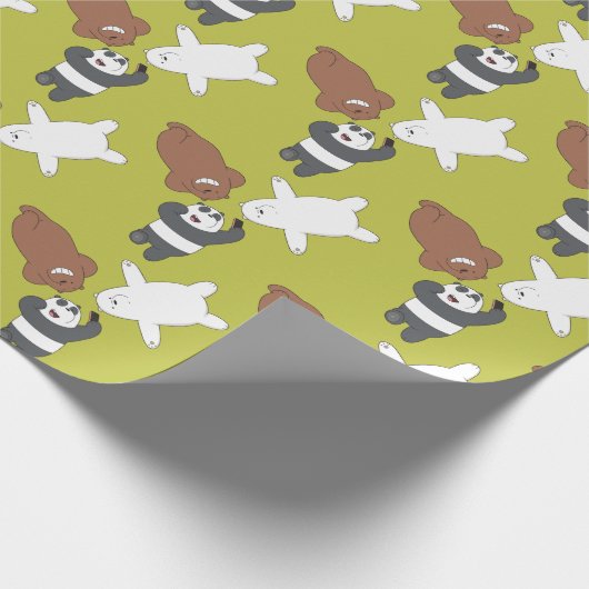 We Bare Bears - #SquadGoals Geschenkpapier (Ecke)