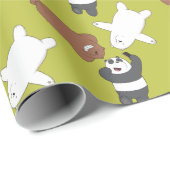 We Bare Bears - #SquadGoals Geschenkpapier (Rolleneckpunkt)