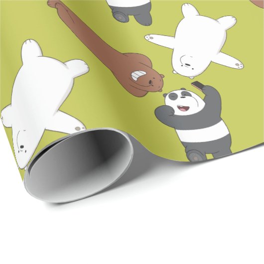 We Bare Bears - #SquadGoals Geschenkpapier (Rolleneckpunkt)