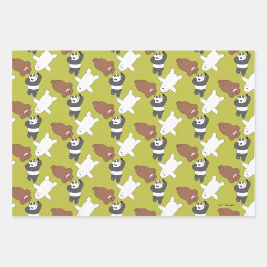 We Bare Bears - #SquadGoals Geschenkpapier Set (Vorderseite 2)