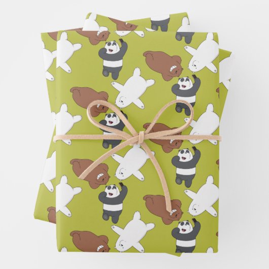 We Bare Bears - #SquadGoals Geschenkpapier Set (Beispiel)