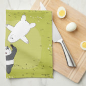 We Bare Bears - #SquadGoals Geschirrtuch (Viertel Falte)