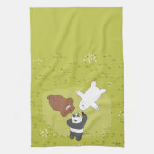 We Bare Bears - #SquadGoals Geschirrtuch (Vertikal)