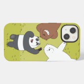 We Bare Bears - #SquadGoals iPhone Hülle (Rückseite (Horizontal))
