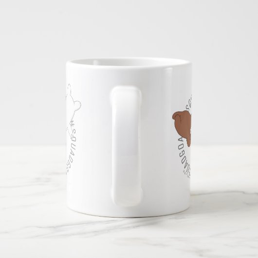 We Bare Bears - #SquadGoals Jumbo-Tasse (Rückseite)