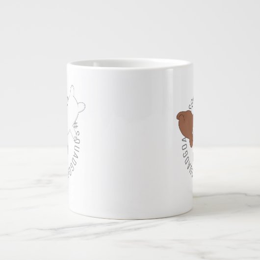 We Bare Bears - #SquadGoals Jumbo-Tasse (Vorderseite)