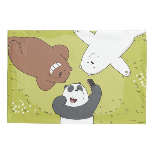 We Bare Bears - #SquadGoals Kissenbezug (Rückseite)