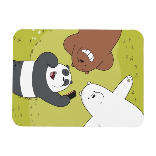We Bare Bears - #SquadGoals Magnet (Horizontal)
