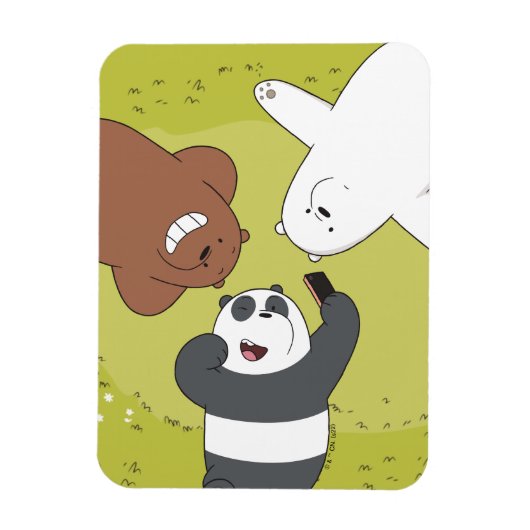 We Bare Bears - #SquadGoals Magnet (Vertikal)