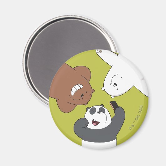 We Bare Bears - #SquadGoals Magnet (Vorderseite/Rückseite)