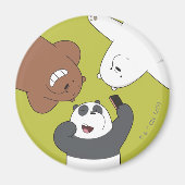 We Bare Bears - #SquadGoals Magnet (Vorne)