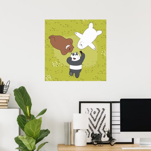 We Bare Bears - #SquadGoals Poster (Heimbüro)