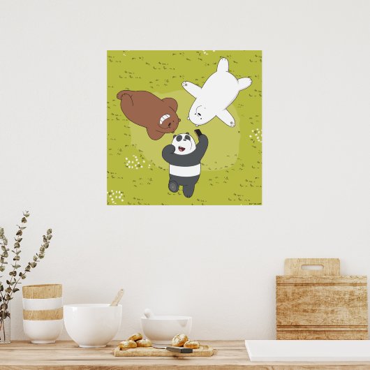 We Bare Bears - #SquadGoals Poster (Küche)