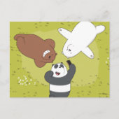 We Bare Bears - #SquadGoals Postkarte (Vorderseite)