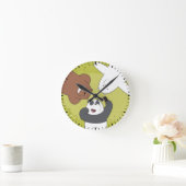 We Bare Bears - #SquadGoals Runde Wanduhr (Zuhause)
