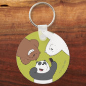 We Bare Bears - #SquadGoals Schlüsselanhänger (Vorderseite)