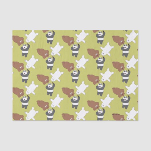 We Bare Bears - #SquadGoals Seidenpapier (Vorderseite)