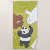 We Bare Bears - #SquadGoals Strandtuch (Vorderseite)