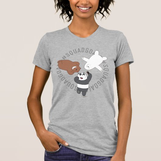 We Bare Bears - #SquadGoals T-Shirt (Vorderseite)