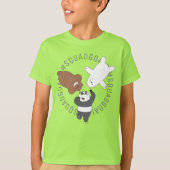 We Bare Bears - #SquadGoals T-Shirt (Vorderseite)