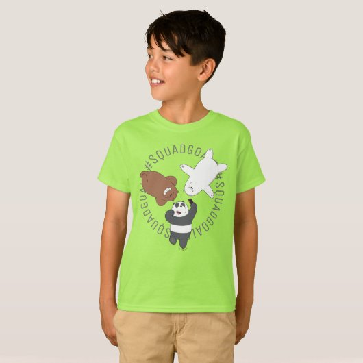 We Bare Bears - #SquadGoals T-Shirt (Vorne ganz)