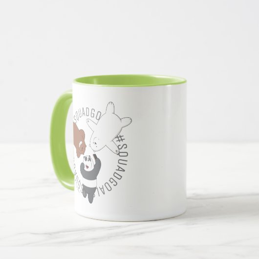 We Bare Bears - #SquadGoals Tasse (Vorderseite Links)