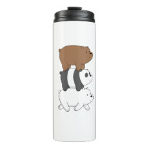 We Bare Bears Stack Tumbler | Grizz Panda & Eisbär