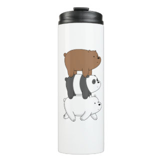 We Bare Bears Stack Tumbler | Grizz Panda & Eisbär Thermosbecher