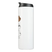 We Bare Bears Stack Tumbler | Grizz Panda & Eisbär Thermosbecher (Nach rechts gedreht)