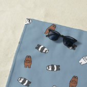 We Bare Bears - Sunglass Bears Pattern Strandtuch (Beispiel)