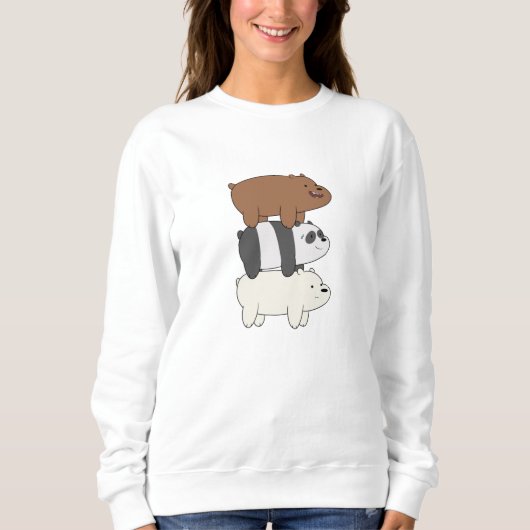 We Bare Bears Sweatshirt für Frauen (Vorderseite)