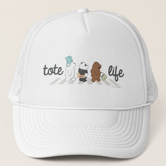 We Bare Bears - Tote Life! Truckerkappe (Vorderseite)