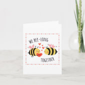 We Bee-long Together Greeting Card Karte (Vorderseite)