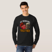 We Beerlong Together Smoker Grill Barbecue Meat Gr T-Shirt (Vorne ganz)