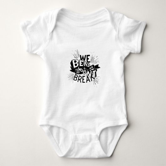 we blend so we dont break design baby strampler (Vorderseite)
