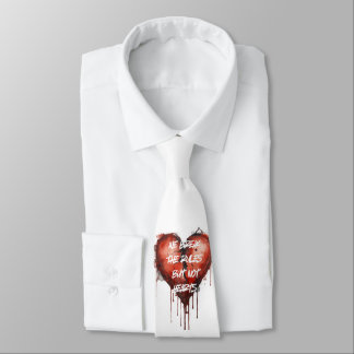 We Break the rules but not heart Tie Krawatte