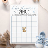 We Can Bearly Wait Baby Shower Bingo Game Card Einladung
